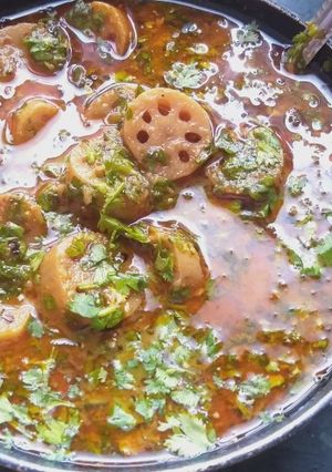 कमल ककड़ी की सब्जी (Kamal kakadi ki sabzi recipe in hindi) रेसिपी मुख्य फोटो
