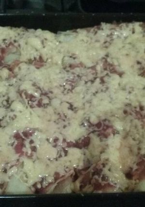 Una foto de Canelones relleno de choclo y arroz