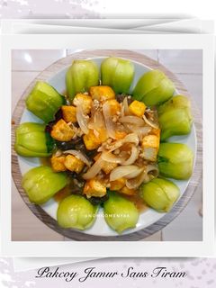 Foto resep Pakcoy Jamur Saus Tiram