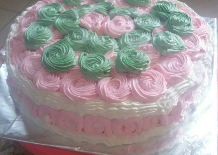 Resep: Rose Birthday Cake yang Nikmat