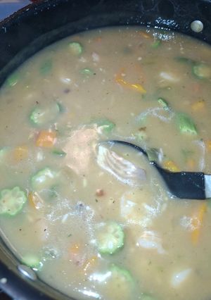 A picture of My Seafood Gumbo.