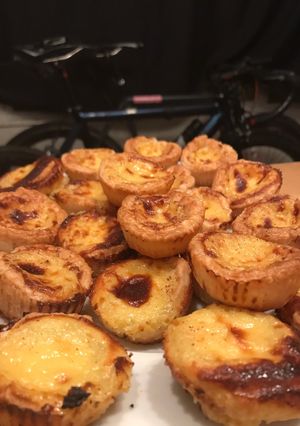 Une photo de Pasteis de nata rapide de ma collègue