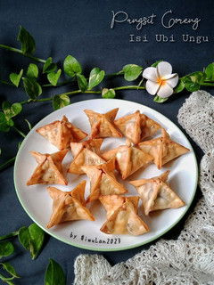 Foto resep Pangsit Goreng Isi Ubi Ungu