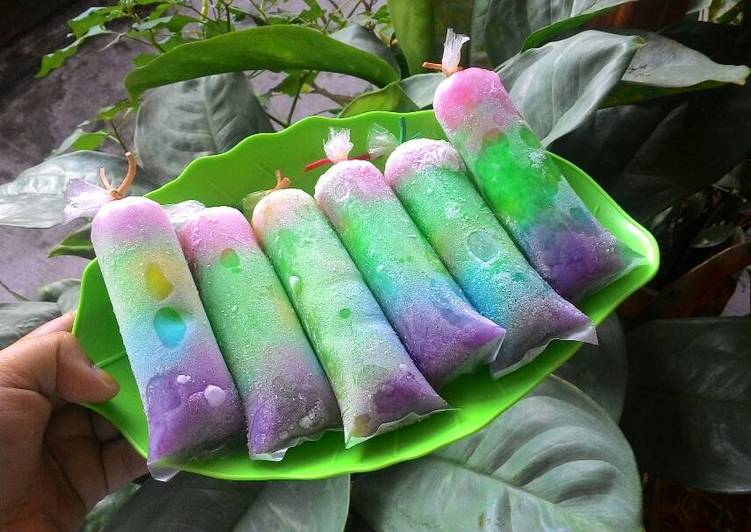 Rahasia Membuat Es Mambo Rainbow Yang Enak