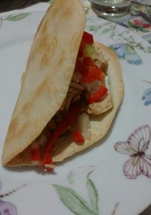 Una foto de Tacos de pollo