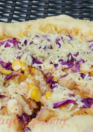 Foto resep Pizza teflon kobis ungu non msg