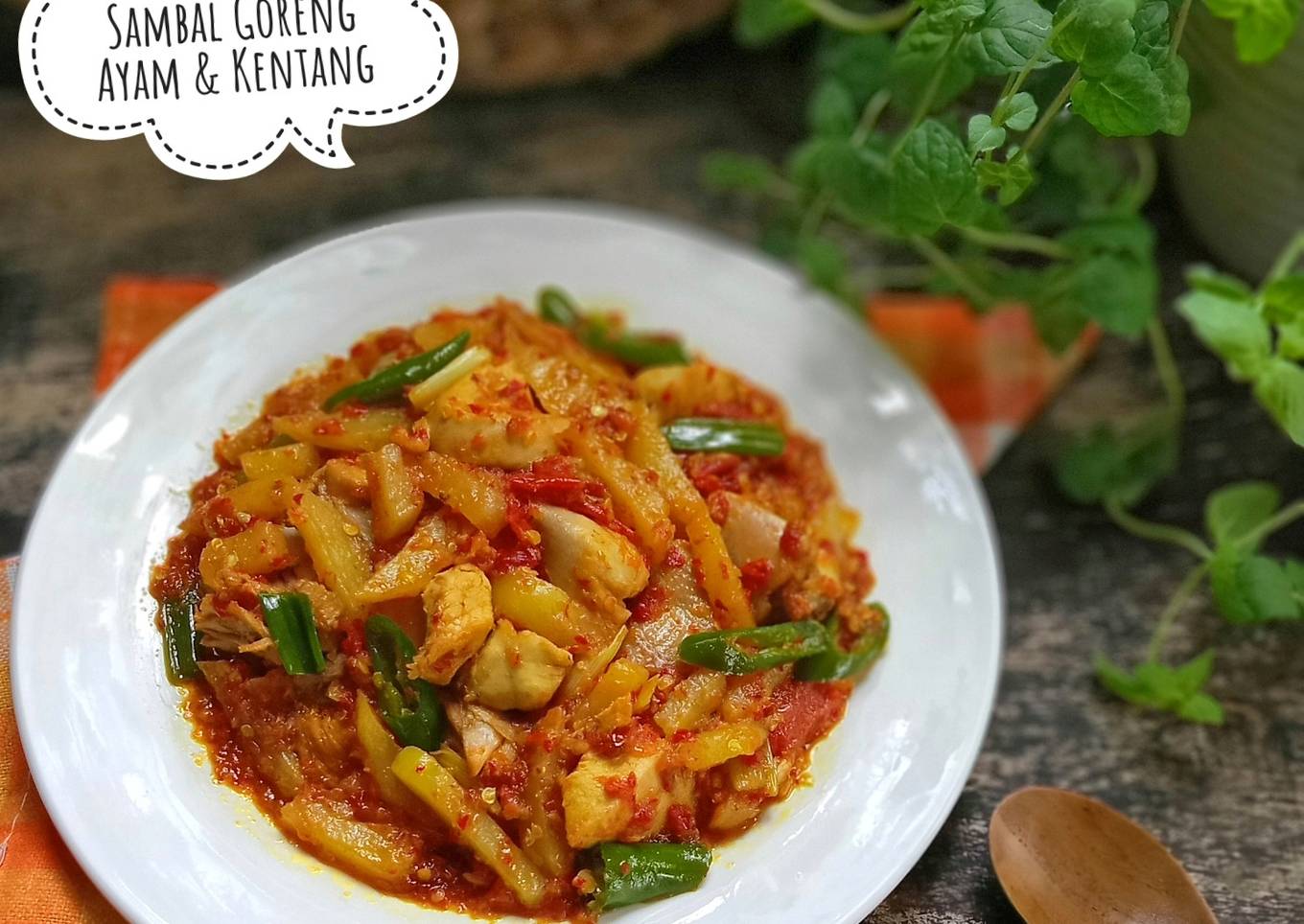 Sambal Goreng Ayam & Kentang