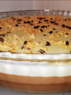 Una foto de Tarta 3 chocolates sin galleta