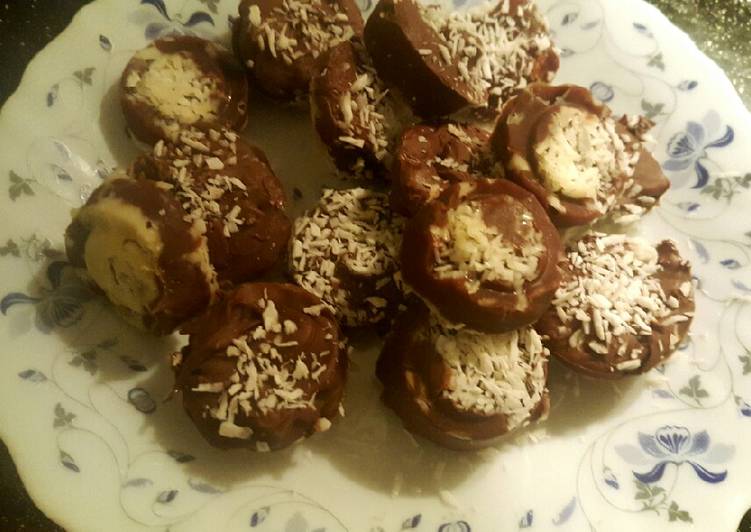 Simple Way to Prepare Speedy Homemade Nutella chocolate coconut buttons😍