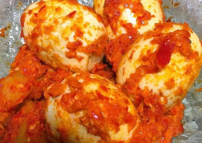 Resep Telur Balado Pedas Manis Oleh Juang Cookpad