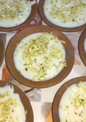 A picture of Firni recipe.