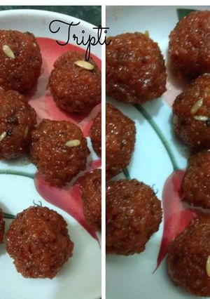 A picture of Boondi ladoo.