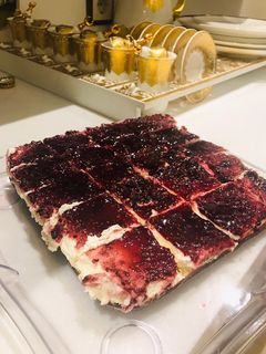صورة لوصفة تشيز كيك مربى التوت 🍰🍰 سهل وروعة