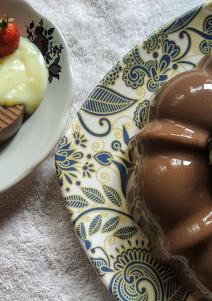 Foto resep Puding Cokelat Roti Tawar