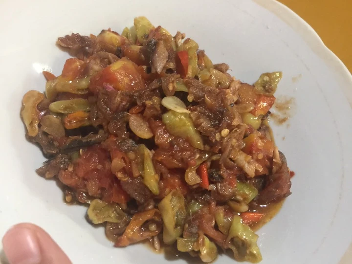 Langkah Mudah untuk Membuat Resep  Oseng klotok resep uti yang Sempurna, Menggugah Selera