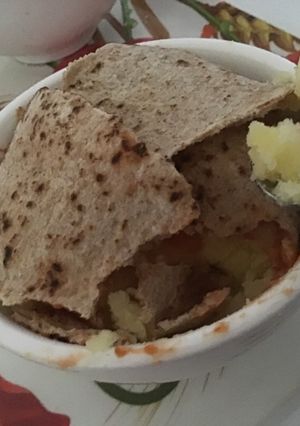 صورة لوصفة فطور صحي......🥔