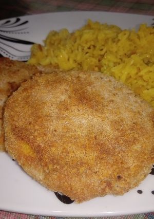 Una foto de Milanesa de zapallo Anco