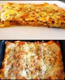 Lasagna de zucchini y berenjena