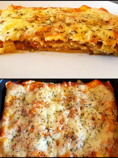 Una foto de Lasagna de zucchini y berenjena