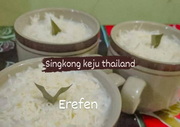 Resep Baru Singkong keju thailand Sedap Nikmat