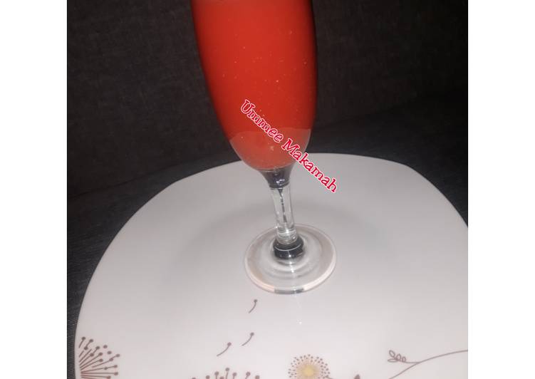 Step-by-Step Guide to Prepare Speedy Watermelon-Ginger Juice