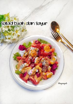 Foto resep Salad Buah dan Sayur