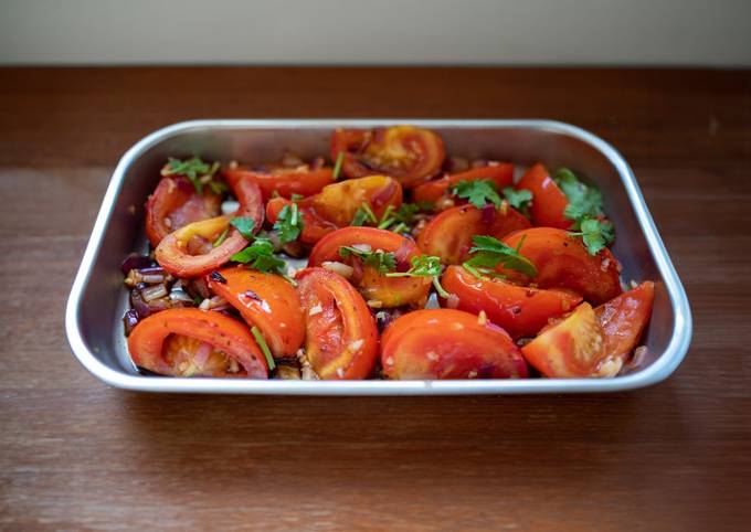 溫番茄拌沙拉（五辛素） 食譜成品照片
