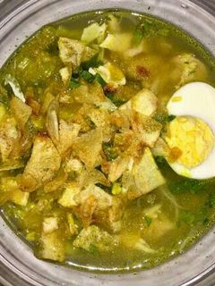 Foto resep Soto Ayam Tabur Kentang Goreng Kriukkk