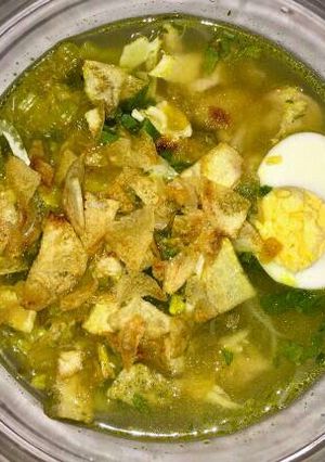 Foto resep Soto Ayam Tabur Kentang Goreng Kriukkk