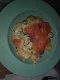 Pasta con salmone, zucchine e Philadelphia