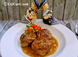 Foto resep Hamburger Steak with Gravy
