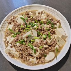 A picture of Ground Pork with Tofu.