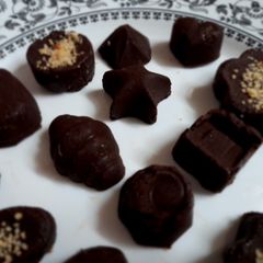 A picture of Homemade chocolate.