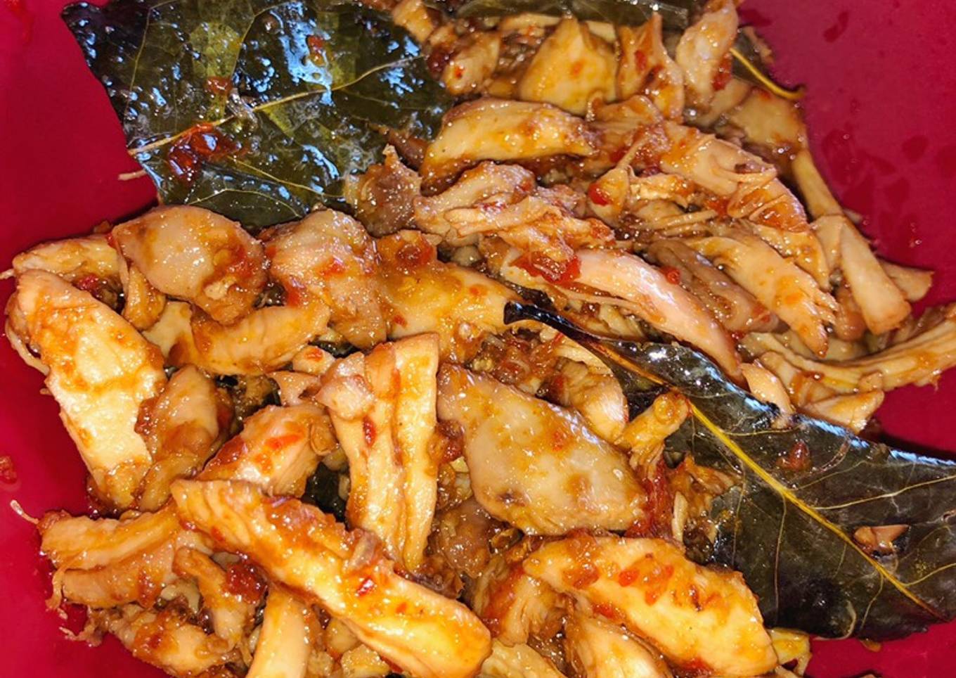Ayam suwir balado