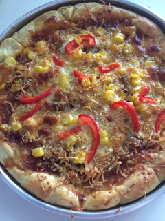 Foto resep pizza dough/ adonan kulit pizza
