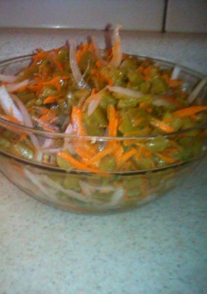 Una foto de Escabeche de nopales
