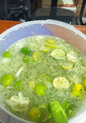 Foto resep Es Tipislasih (Timun jeruk nipis selasih)