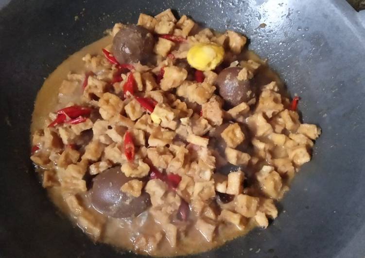 Sambal Goreng Telur Coklat
