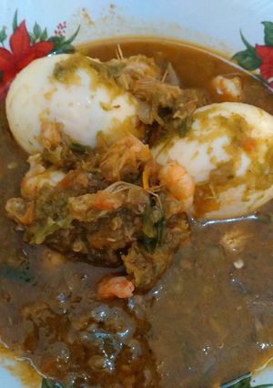 Foto resep Udang telur sambal ijo