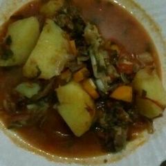 A picture of Beef and potato stew.