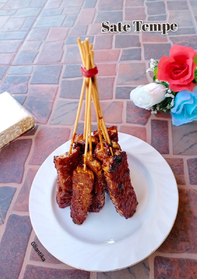 Foto resep Tempe Bakar Teflon (Sate Tempe)