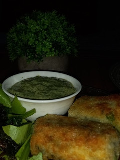 Una foto de Croquetas de papa y espinaca