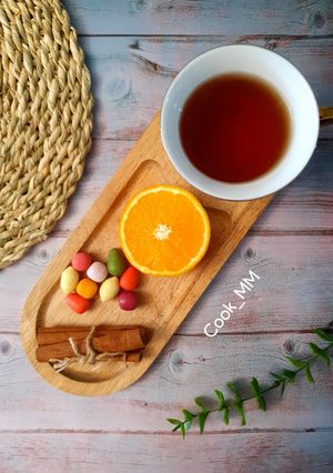 عکسی از دستور دمنوش به، دارچین، پوست پرتقال