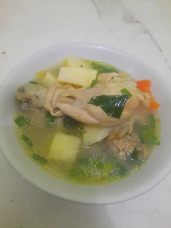 Langkah Mudah untuk Membuat Resep Sop ayam pak min yang Lezat Sekali Anti Ribet, Mantap