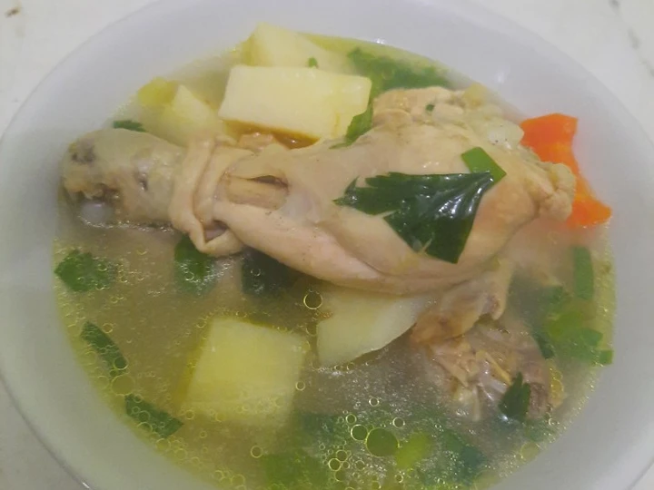 Langkah Mudah untuk Membuat Resep Sop ayam pak min yang Lezat Sekali Anti Ribet, Mantap