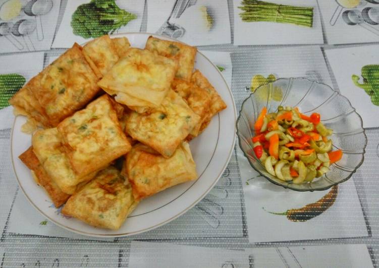 Resep Martabak mini ayam yang Lezat