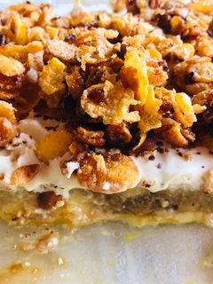 Una foto de Postre Flan- Cereal - Vainillas en 20’🙌🏻