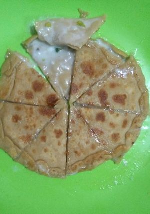 A picture of Malai Paratha.