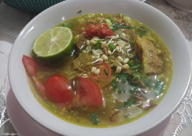 Bagaimana Menyiapkan Soto Daging kuah bening yang Lezat