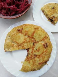 Una foto de Tortilla de patatas de aprovechamiento